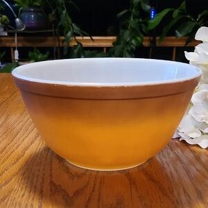 Pyrex Orange Mixing Bowl